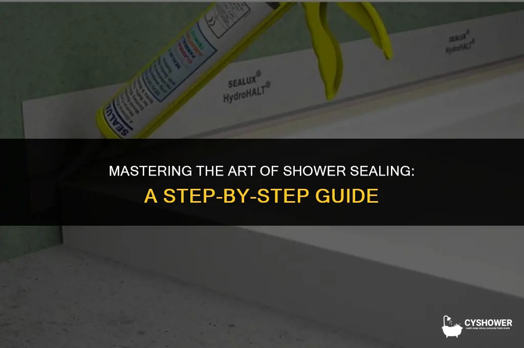 how do i seal my shower
