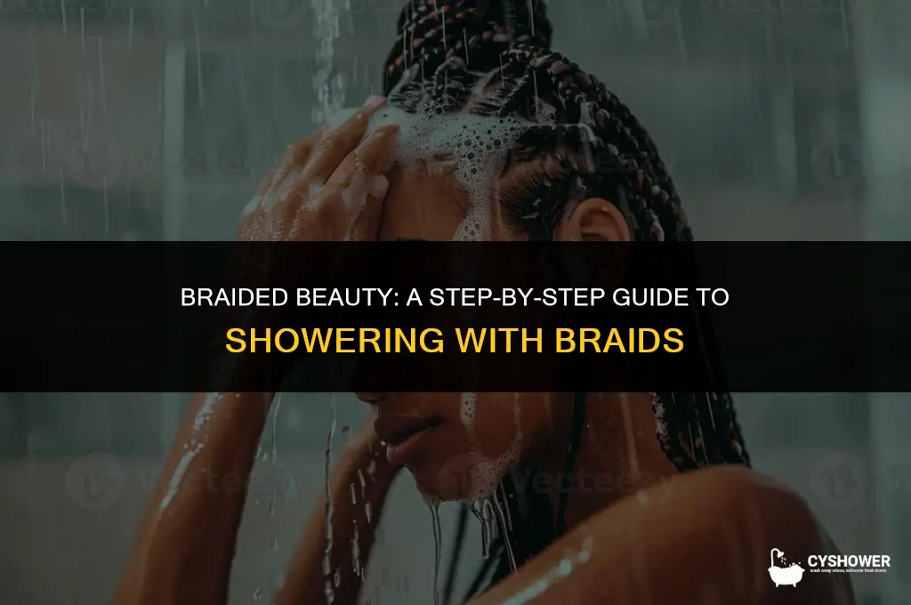 how do i shower with braids