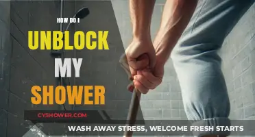 Unclogging Your Shower: A Step-by-Step Guide to Restore Water Flow