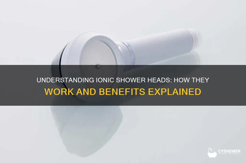 how do ionic shower heads work