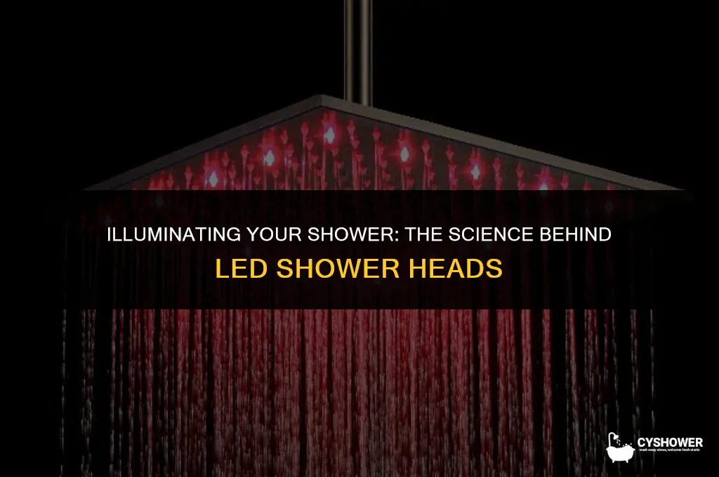 how do led shower hrads work