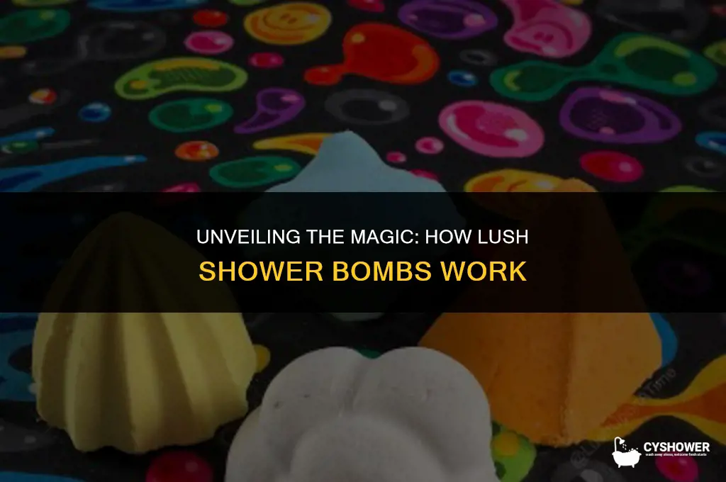 how do lush shower bombs work