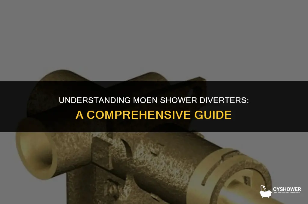how do moen shower diverters work