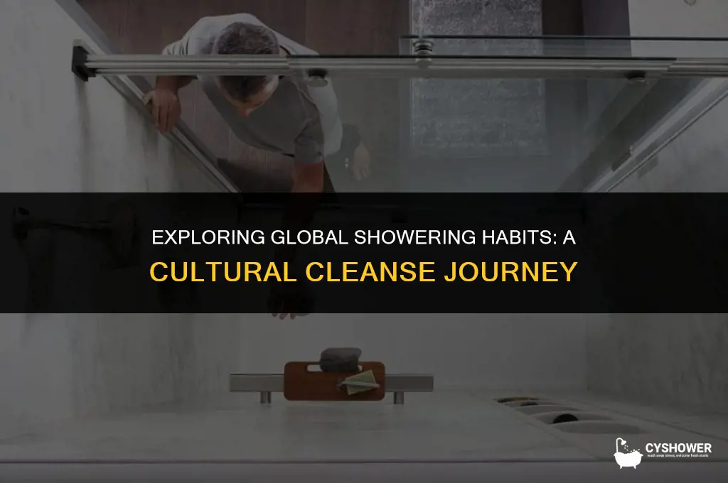 how do nationalities shower