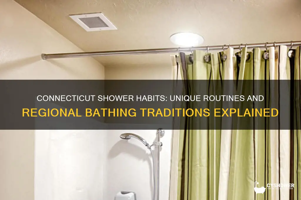how do people from connecticut take a shower