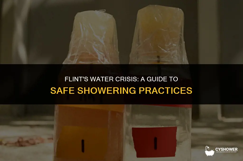 how do people in flint shower