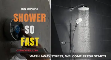 Mastering the Art of Speedy Showers: Tips and Tricks