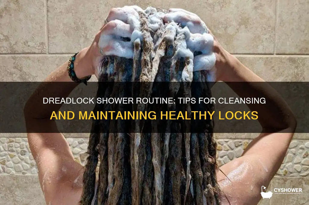 how do people with dreadlocks take shower