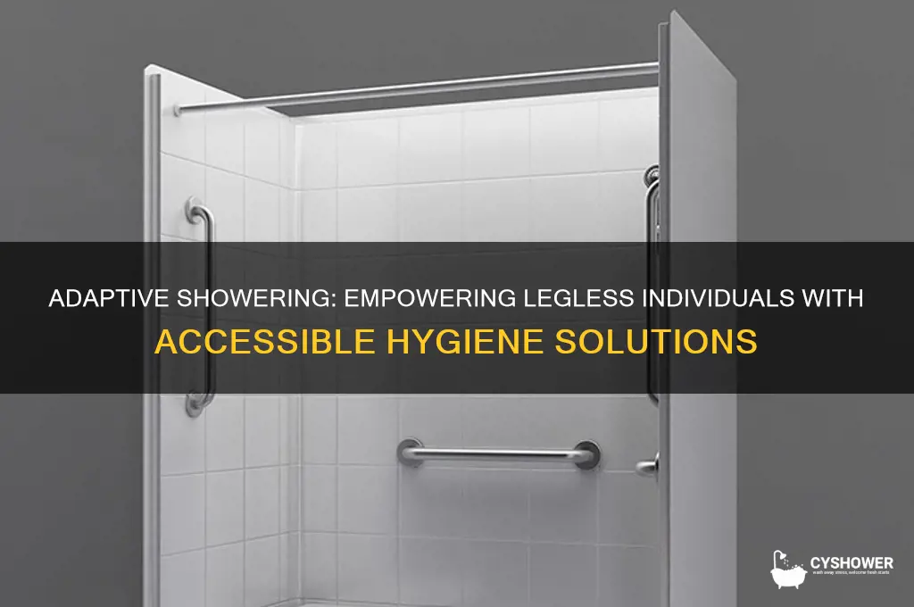 how do people without legs take a shower