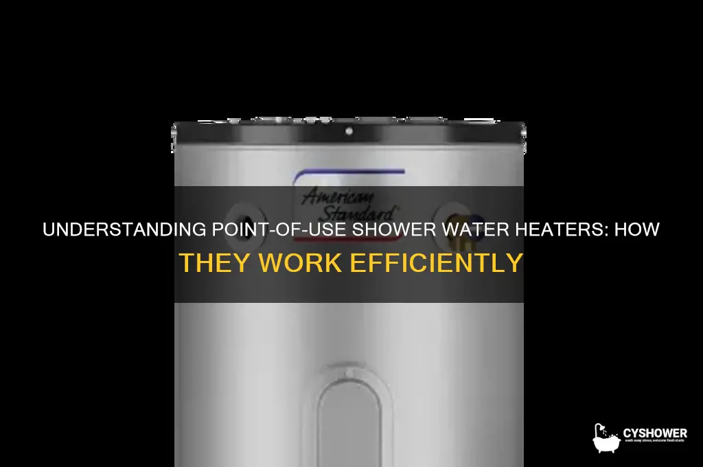 how do point of user shower water heaters work