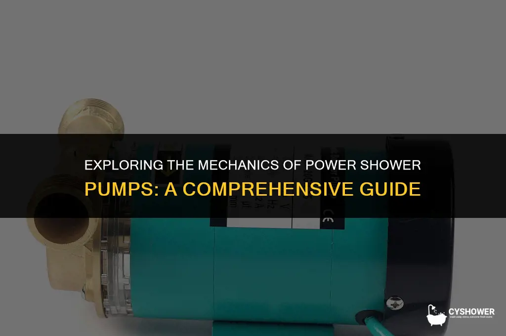 how do power shower pumps work