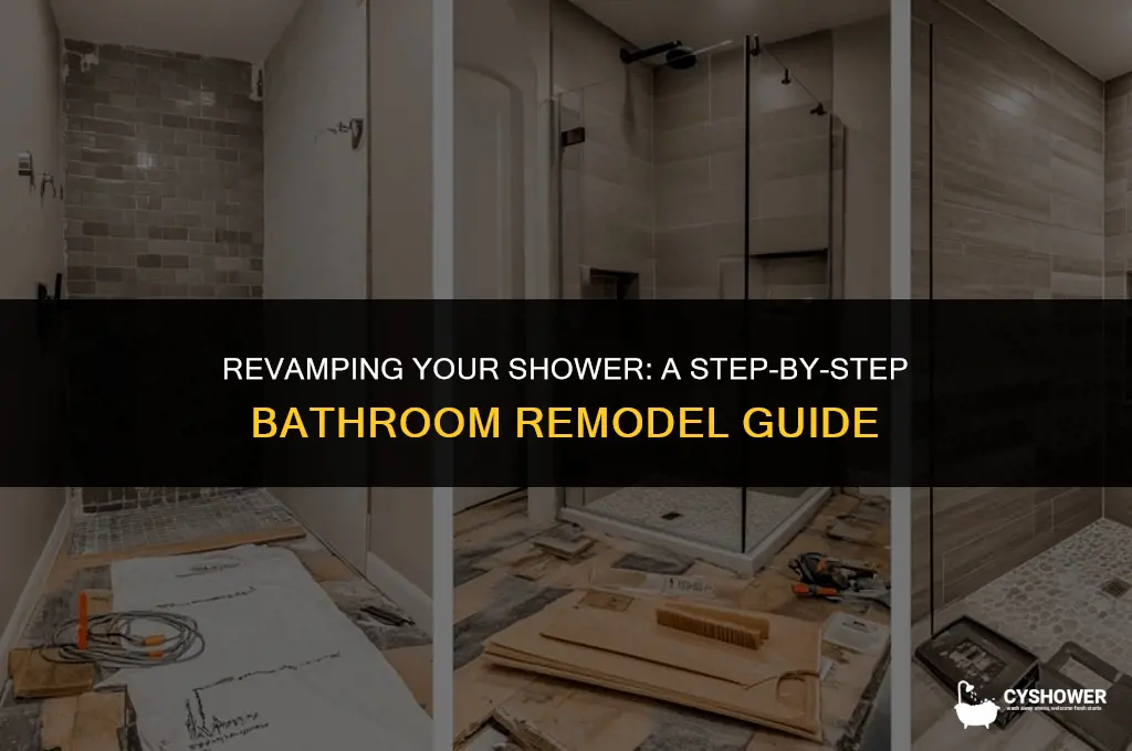 how do remodel bathroom shower