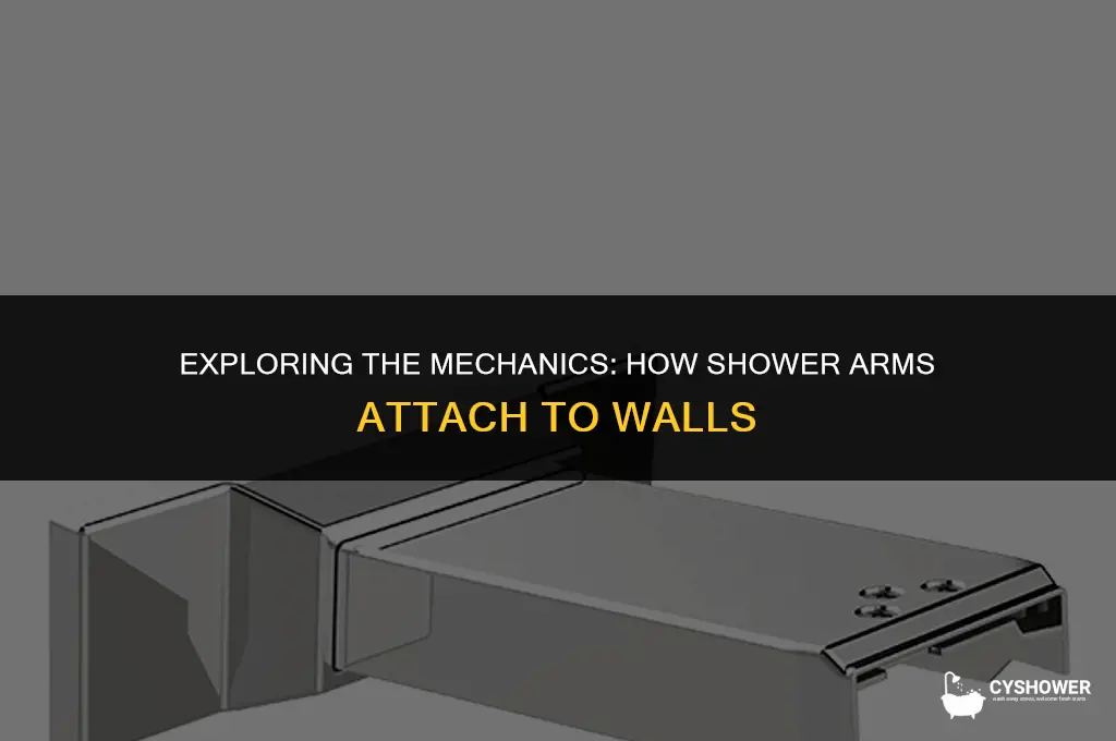 how do shower arms attach