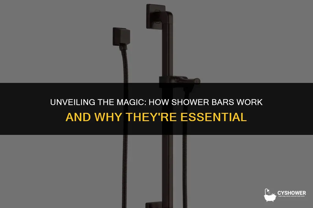 how do shower bars work