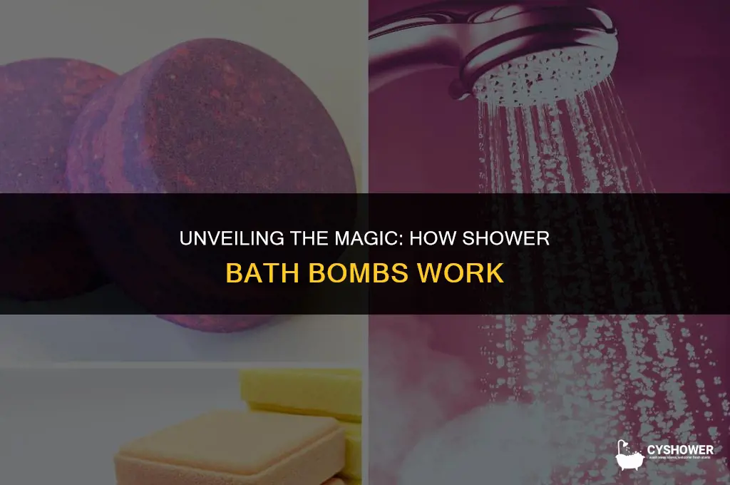 how do shower bath bombs work