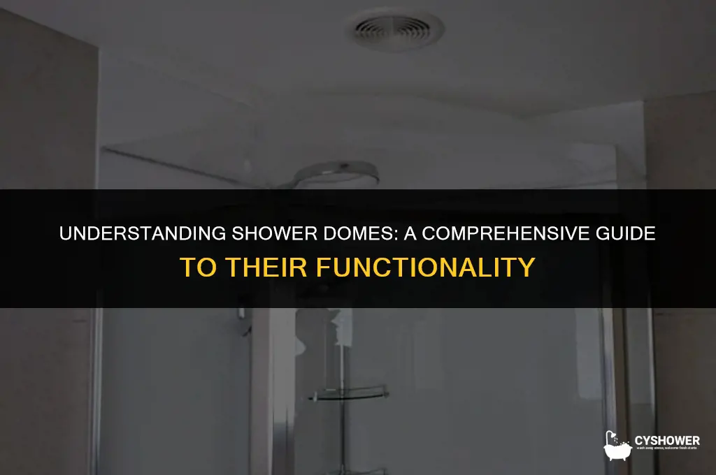 how do shower domes work