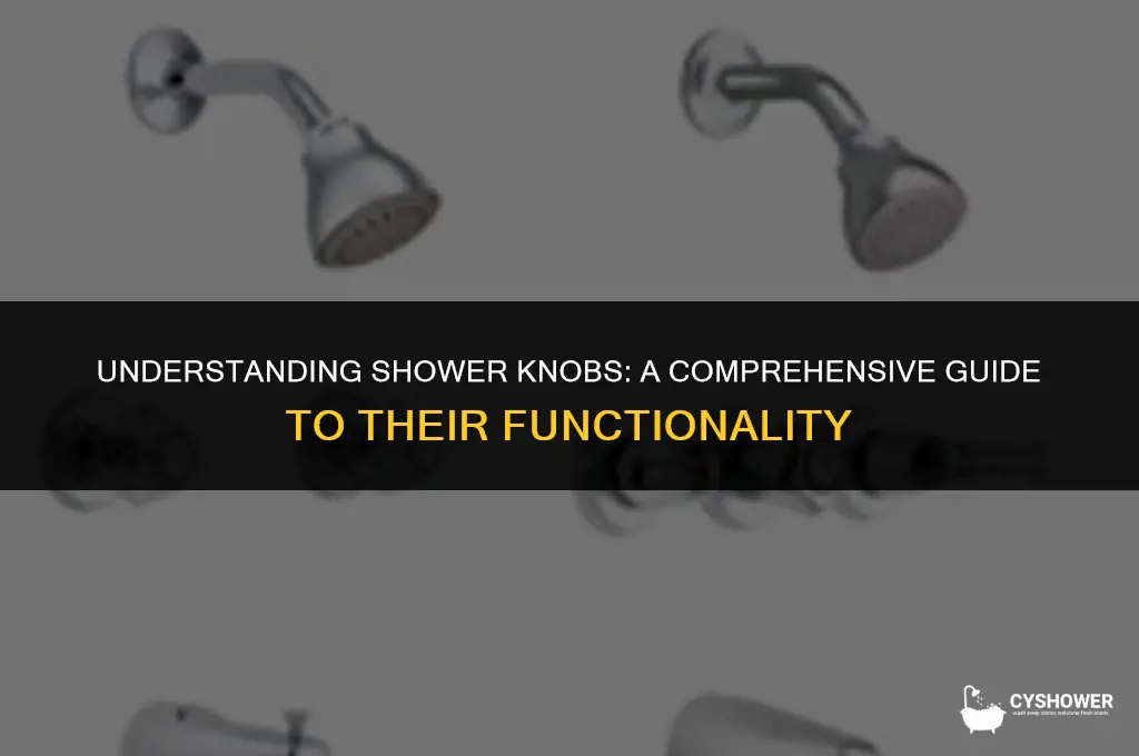 how do shower knobs work