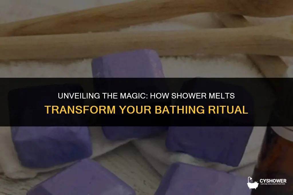 how do shower melts work