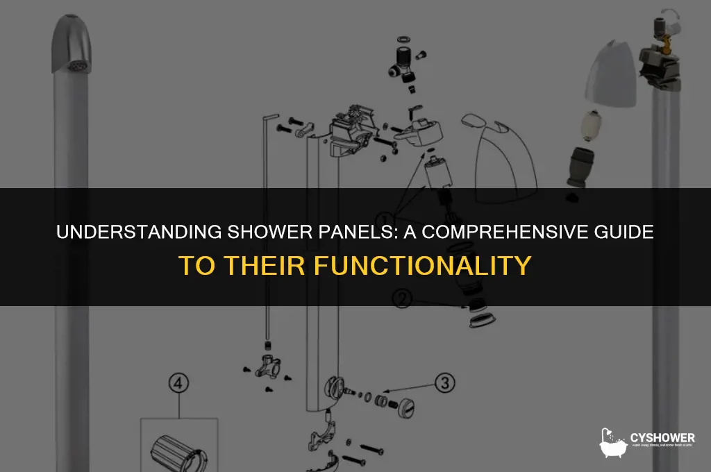 how do shower panels work