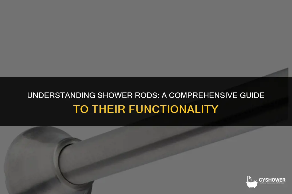 how do shower rods work