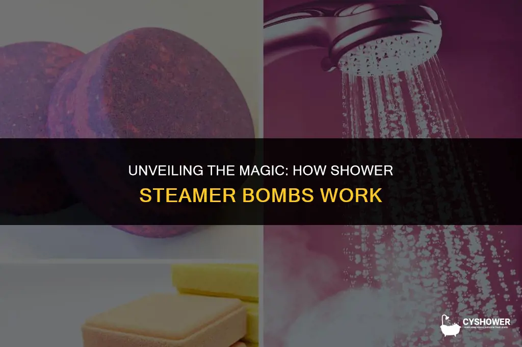 how do shower steamer bombs work