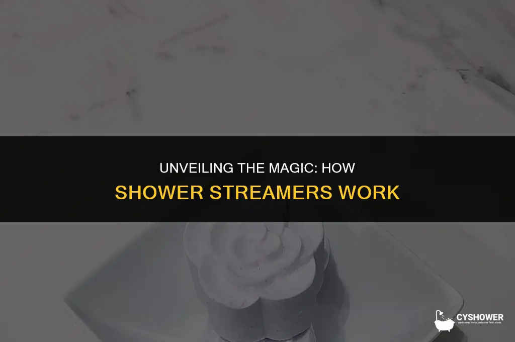 how do shower streamers work