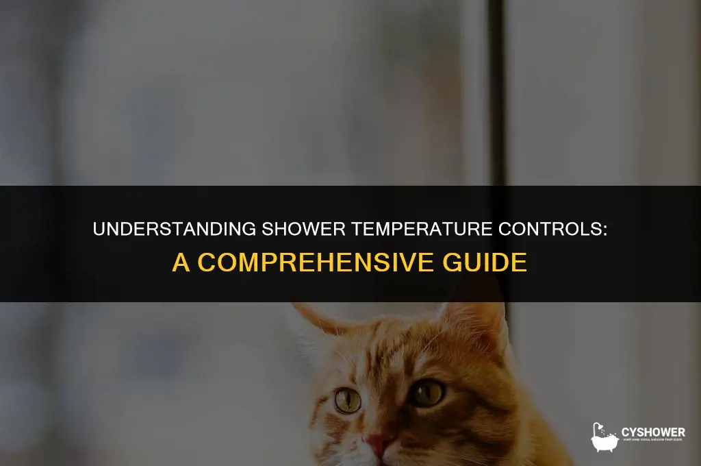 how do shower temperature controls work