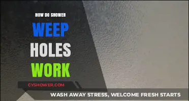 Understanding Shower Weep Holes: A Guide to Their Function and Importance