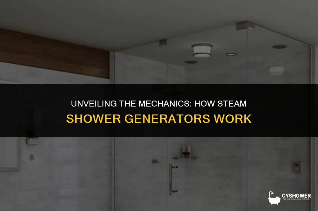 how do steam shower generators work