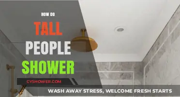 Tall Tales: Showering Strategies for the Height-Blessed