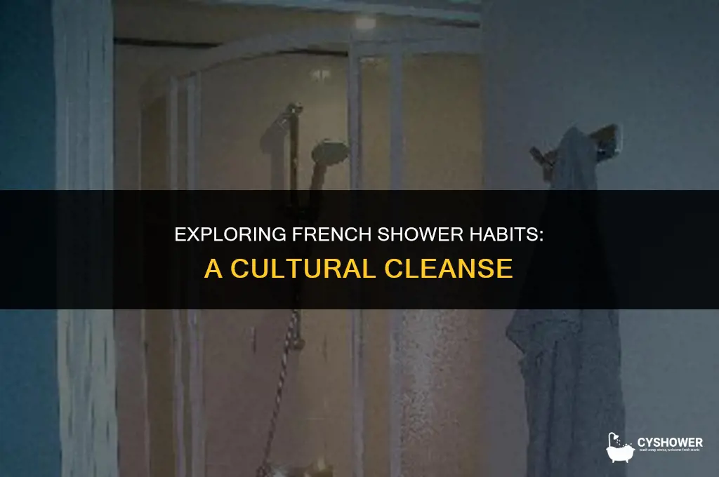 how do the french shower