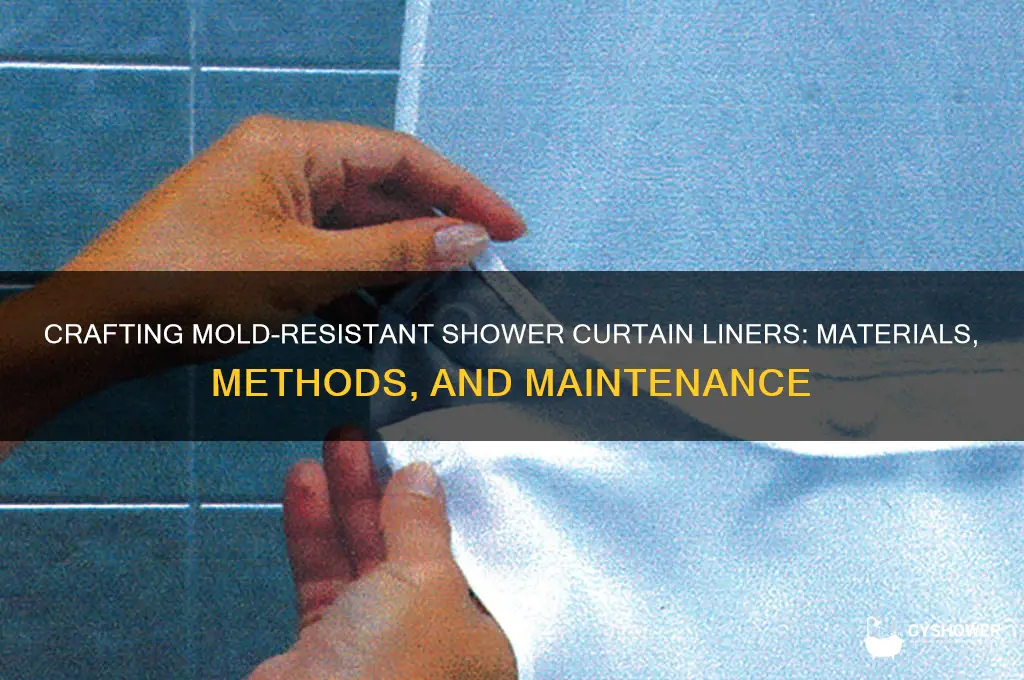 how do they make mold resistant shower curtain liners
