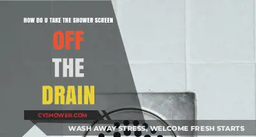 Removing Your Shower Screen from the Drain: A Step-by-Step Guide