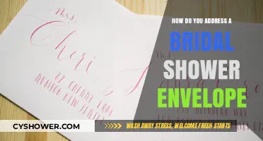 Elegant Envelope Etiquette: Addressing Bridal Shower Invitations with Style