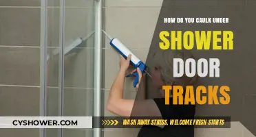 Caulking Under Shower Door Tracks: A Step-by-Step DIY Guide