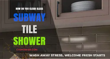Sparkling Showers: Easy Steps to Clean Glass Subway Tiles