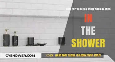 Sparkling Showers: Effective Cleaning Tips for White Subway Tiles