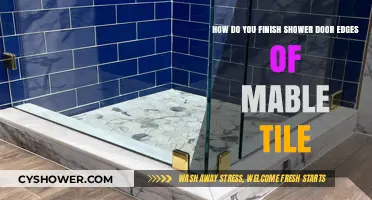 Finishing Shower Door Edges with Marble Tile: A Step-by-Step Guide
