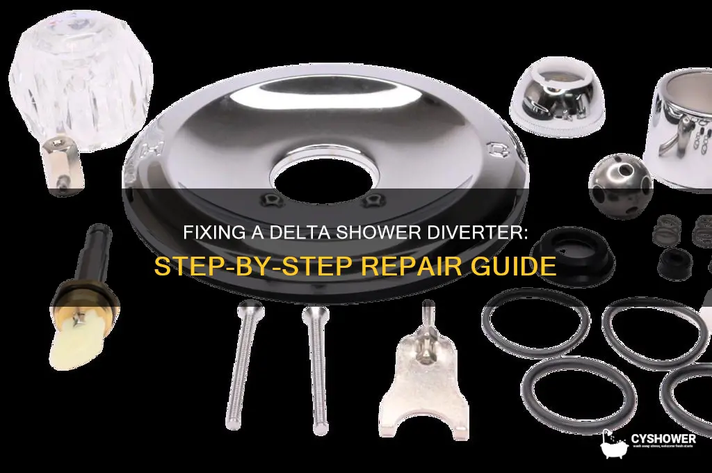 how do you fix a delta shower diverter