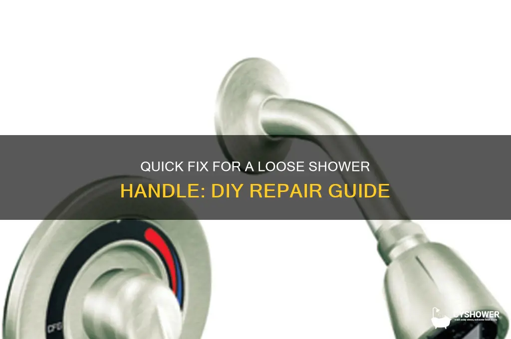how do you fix a loose shower handle