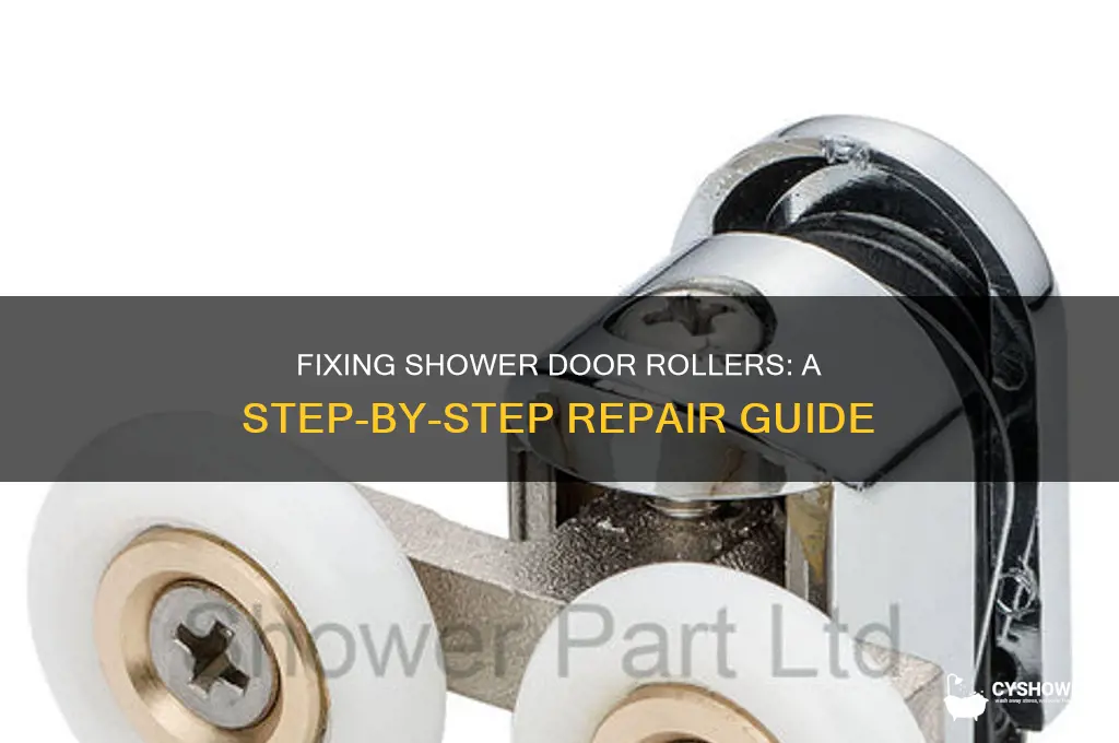 how do you fix the rollers on a shower door