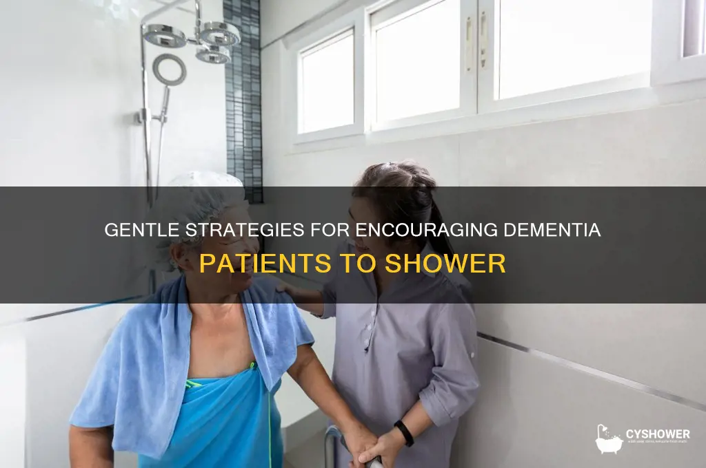how do you get a dementia patient to shower
