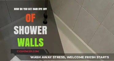 Effective Ways to Remove Hair Dye Stains from Shower Walls