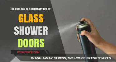 Easy Ways to Remove Hairspray Residue from Glass Shower Doors