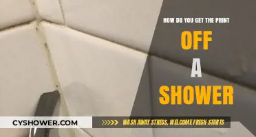 Effective Ways to Remove Stubborn Print from Your Shower Surface