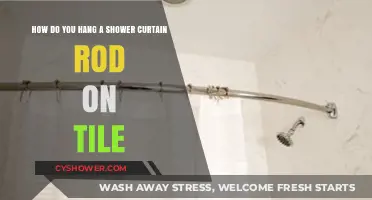 Easy Steps to Hang a Shower Curtain Rod on Tile Walls