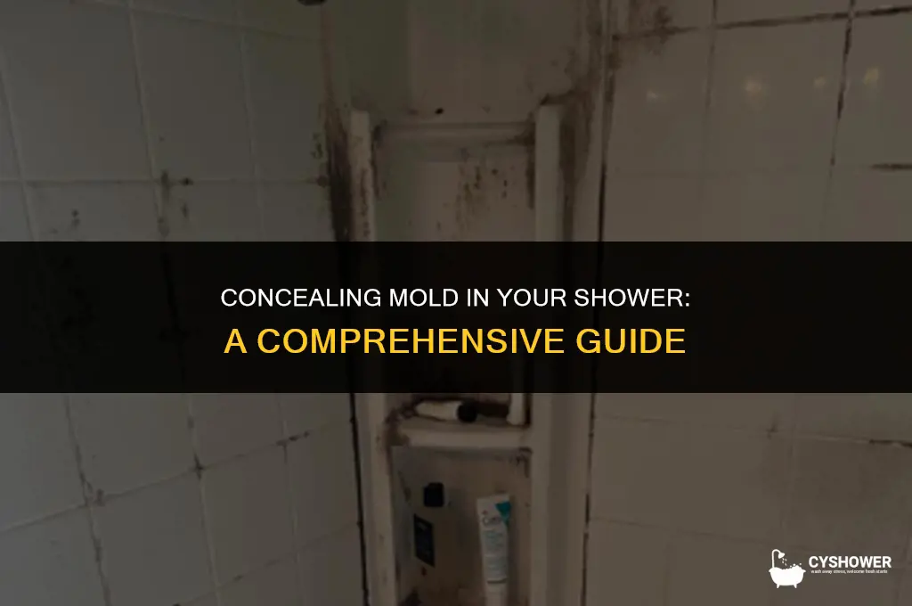 how do you hide mold shower