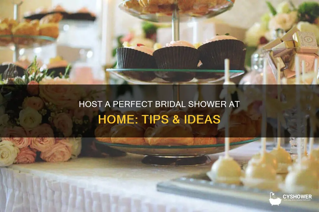 how do you host a bridal shower at home