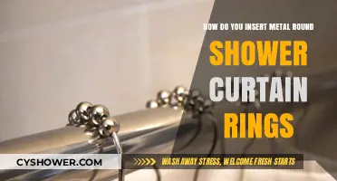 Easy Guide to Inserting Metal Round Shower Curtain Rings