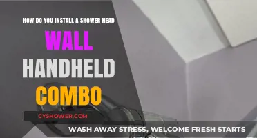 Easy Guide to Installing a Shower Head Wall Handheld Combo